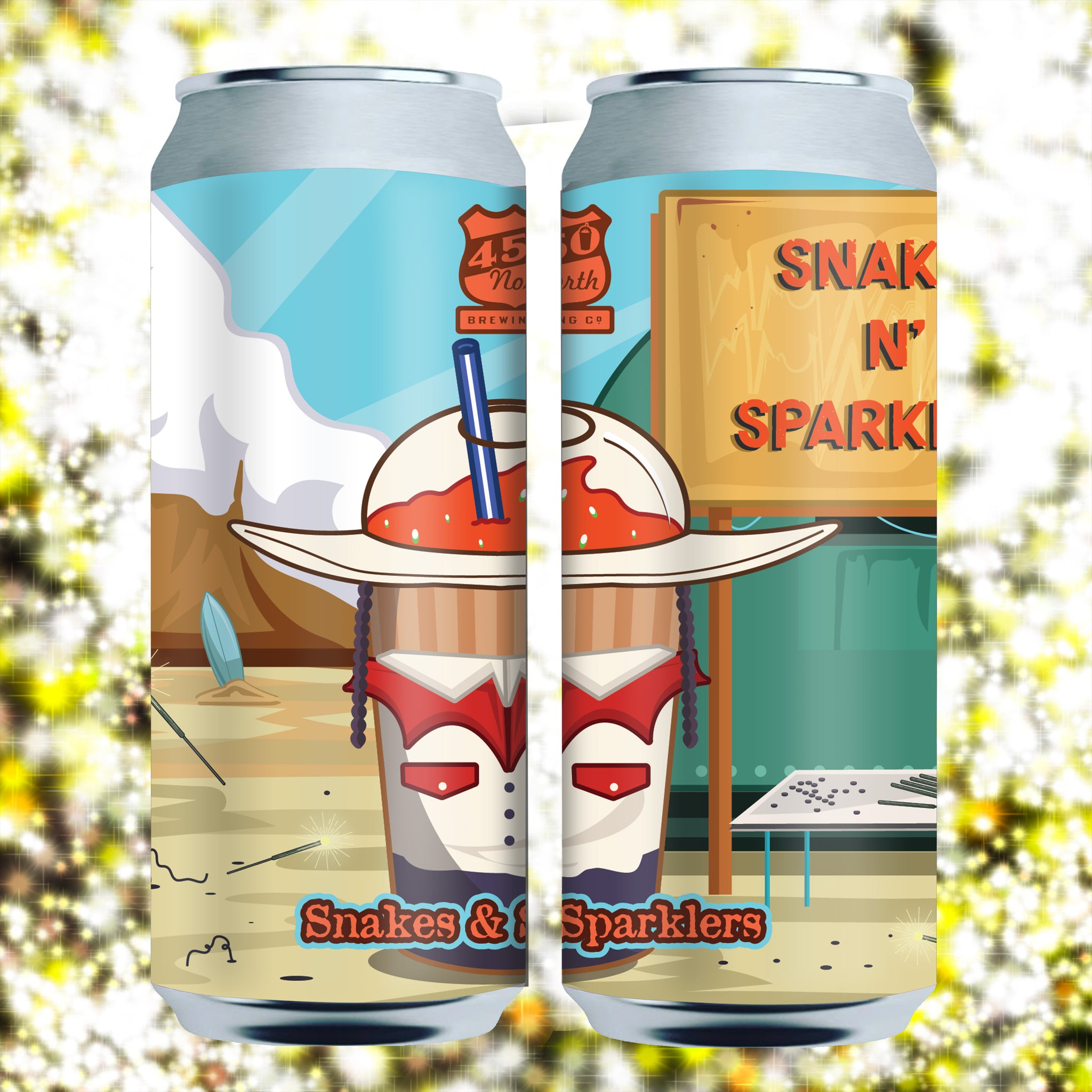 Fireworks Release – 450 North Brewing Co.