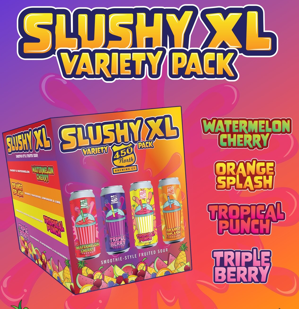 Variety Pack Slushy XL – 450 North Brewing Co.